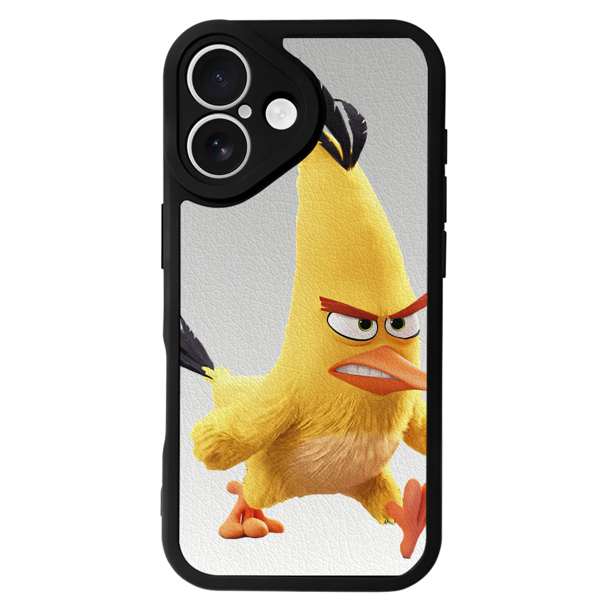 （画像用） Angry Birds アングリーバード 【iPhone 16シリーズ対応】シリコンスマホケース（レザー調） 材質：シリコン